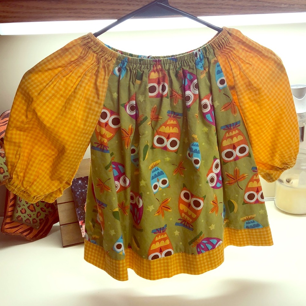 Handmade Fall Boutique Top